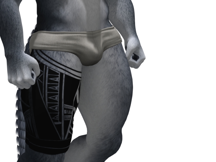 [ V3.0 ] JOMO Male Werewolf Tribal Leg Tattoo