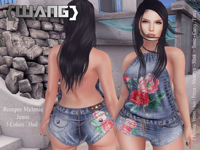 WANG - Romper Melanie Jeans  HUD 03 Prints (ADD)