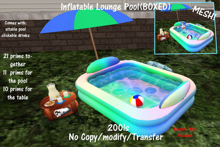 Inflatable Lounge Pool(BOXED)