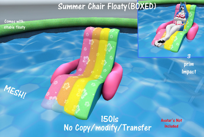 Summer Chair Floaty(BOXED)