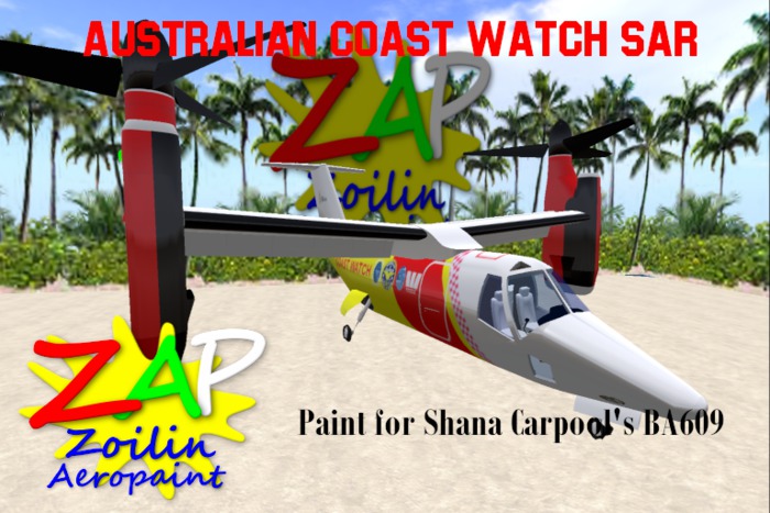 ZAP BA609 Australian Coast Guard