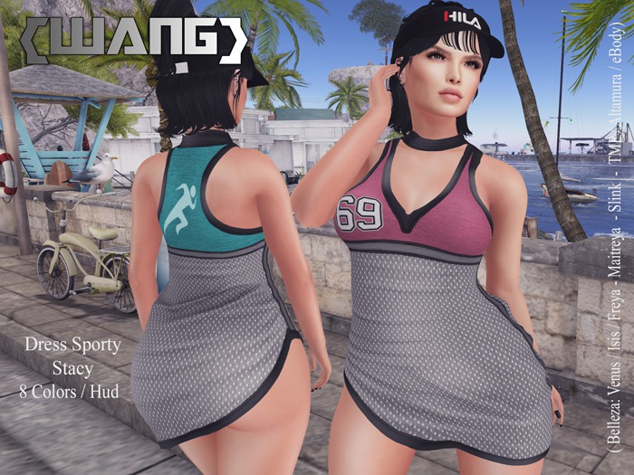WANG - DRESS SPORT Stacy with HUD 08 Colors (ADD)