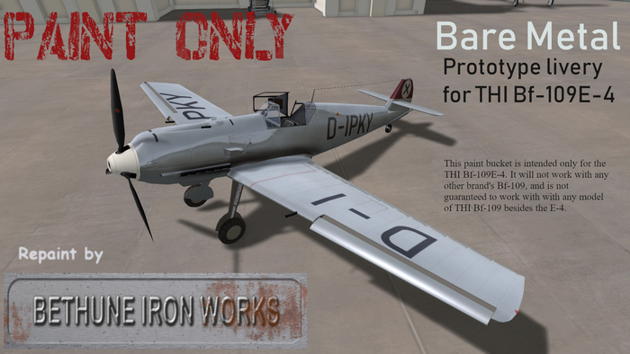 ~BIW~ Prototype paint for THI Bf-109E-4