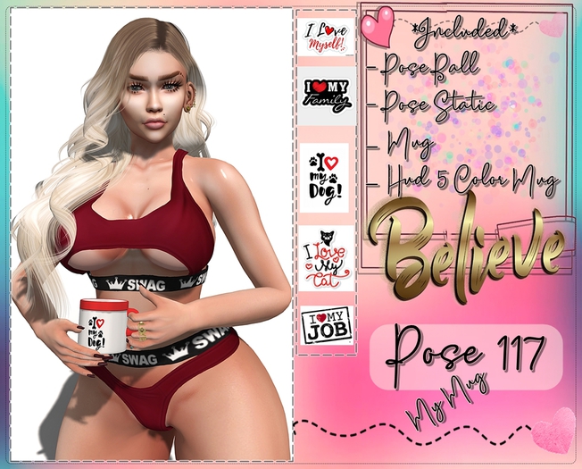 :: Believe :: Pose 117  M y Mug::..ADD-ME