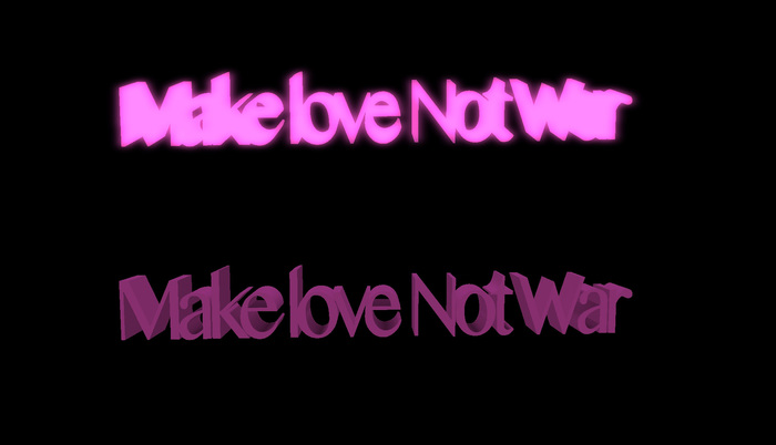DV - Neon Make Love Not War
