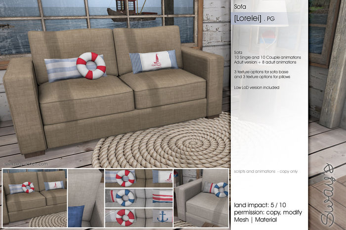 Sway's [Lorelei] Sofa . PG