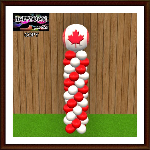 Canada Day - Balloons  Column - Ball