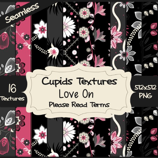 *Cupids Textures * 16 LOVE ON
