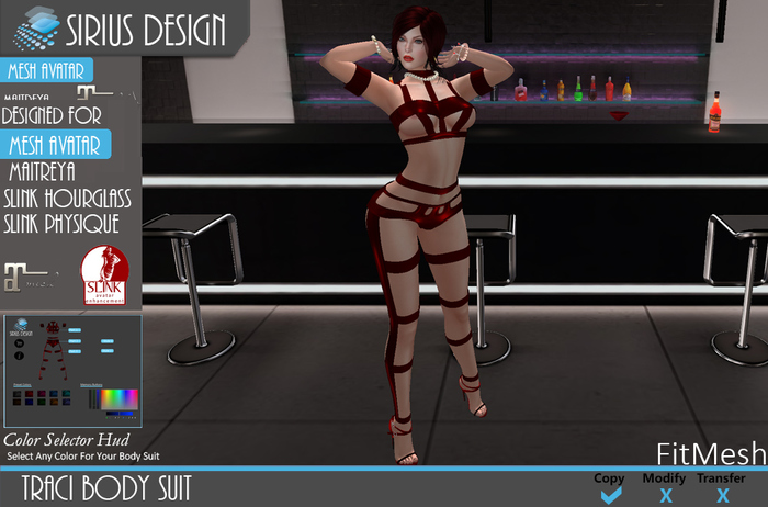 Sirius Design Traci Body Suit Boxed