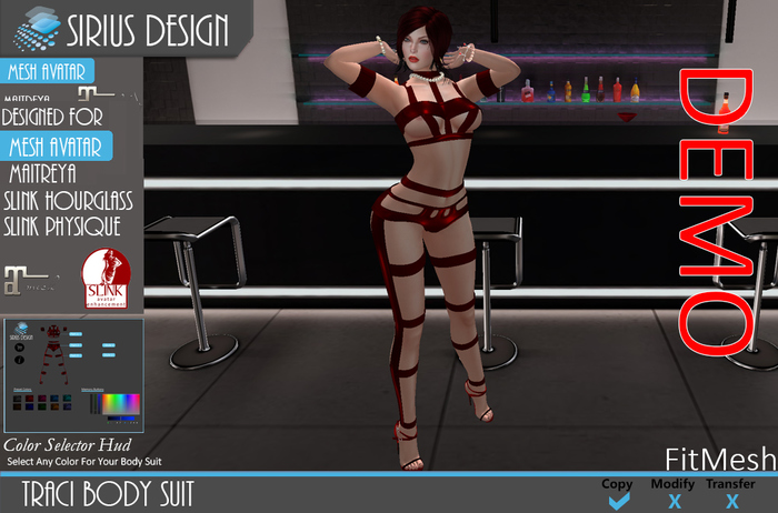 Sirius Design Traci Body Suit Boxed==DEMO