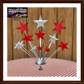 Canada Day- Star Topper Centerpiece