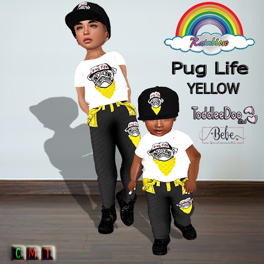 ((RBS)) Pug Life (Yellow)  (TD/BEBE) (WEAR)