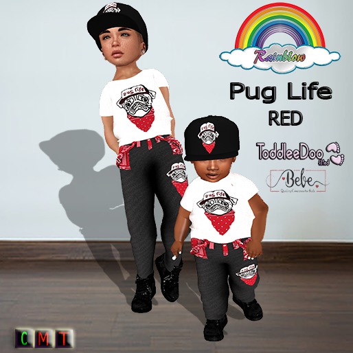 ((RBS)) Pug Life (Red) (TD/BEBE) 