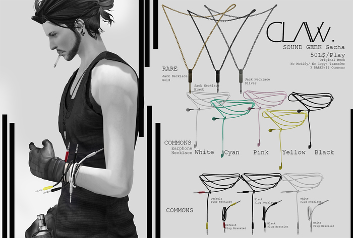 C L A Vv. Sound Geek - Plug Bracelet Default