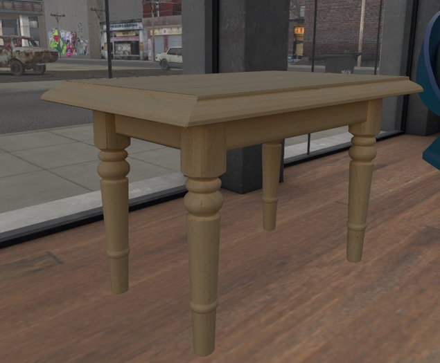Old Wood Dinner Table