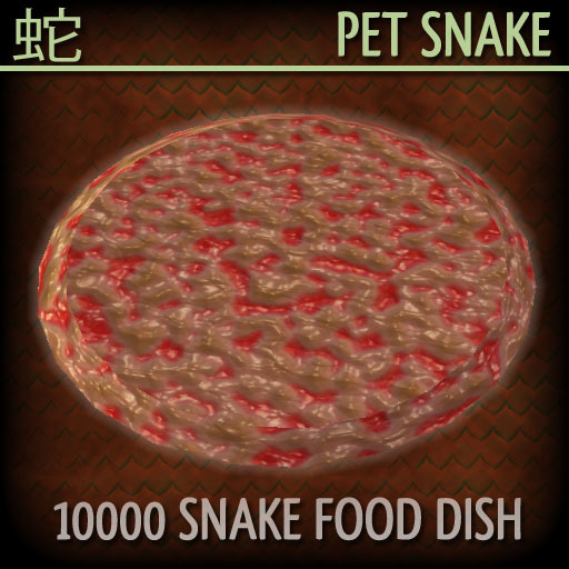 Second Life Marketplace Pet Snake Food Dish 10000