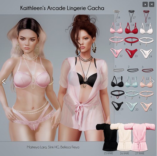 5 Kaithleen's Lingerie Gacha Belt Maitreya Blue