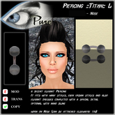 << PURE>> Piercing ::Titan:: L Nose