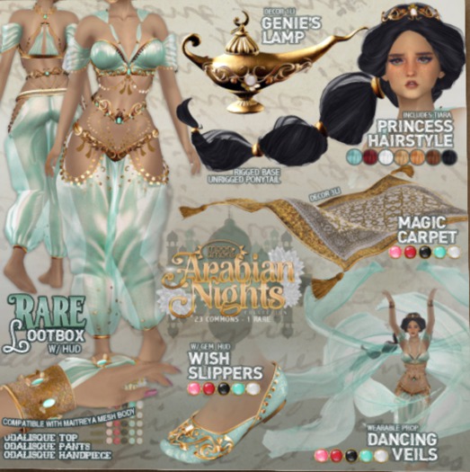:Moon Amore:Arabian Nights / Dancing Veils - ROSE 1