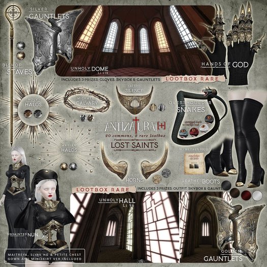 ANTINATURAL[+] Lost Saints / Leather Boots / MAITREYA / WHITE