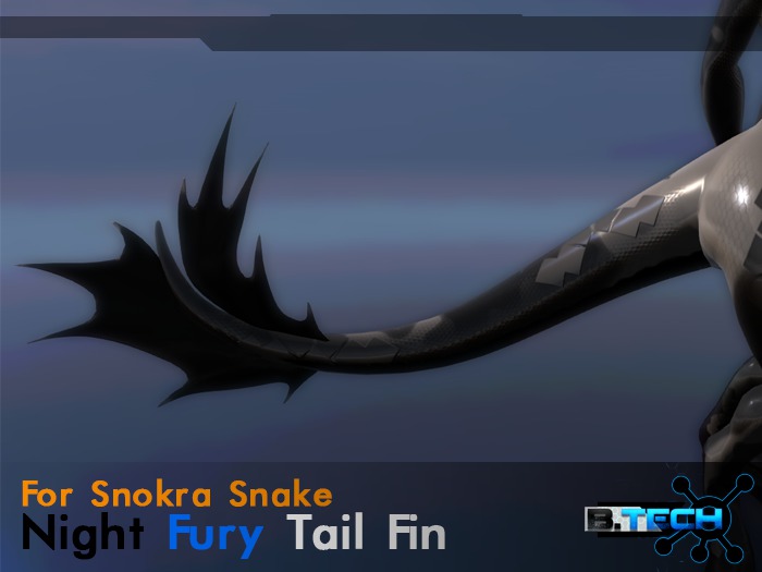 Snokra Snake - Night Fury Tail Fin