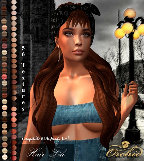 Hair Filo HUD*ORCHID*