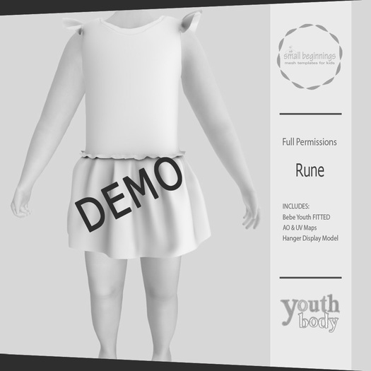 SMALL BEGINNINGS-BEBEYOUTH Rune Dress - DEMO 