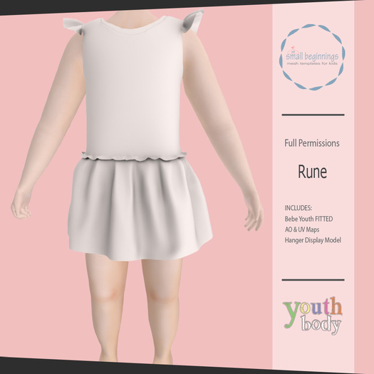 SMALL BEGINNINGS-BEBEYOUTH Rune Dress (Fitted)