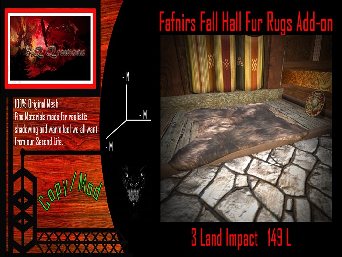 Fafnirs Fall Fur Rugs