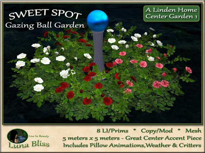Gazing Ball Garden SWEET SPOT - Center Garden 1 (boxed)