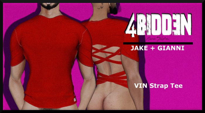 .::4BIDDEN::. VIN Strap Tee