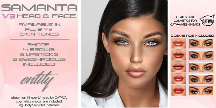 Entity V3 Samanta Satin for CATWA- Wear Me to Unpack