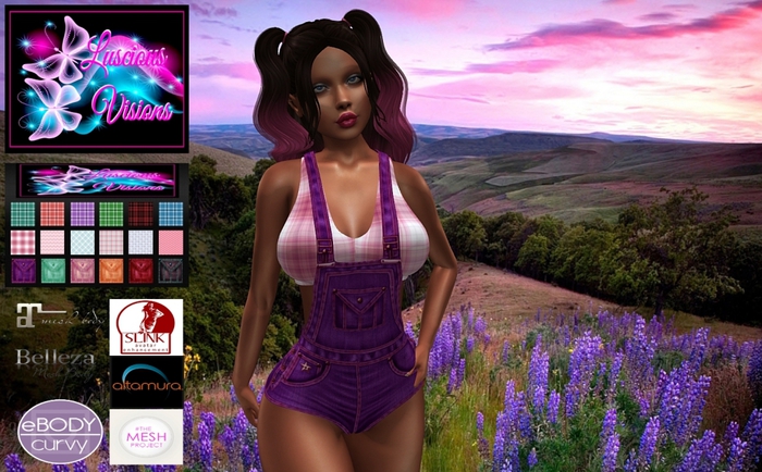 LV-Short Overalls & Tank  Colors W/Hud