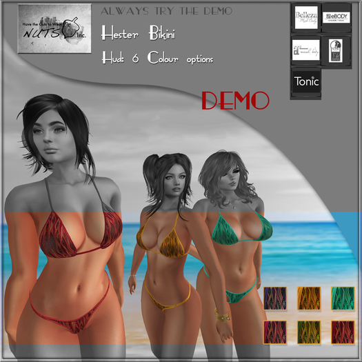NUTS Inc - Hester Bikini DEMO - Wear/Add me