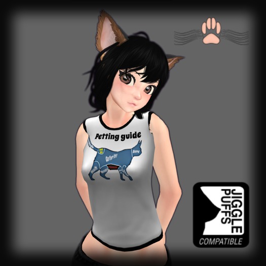 [P&C] Sleeveless Shirt (Kemono / Jiggle Puffs)