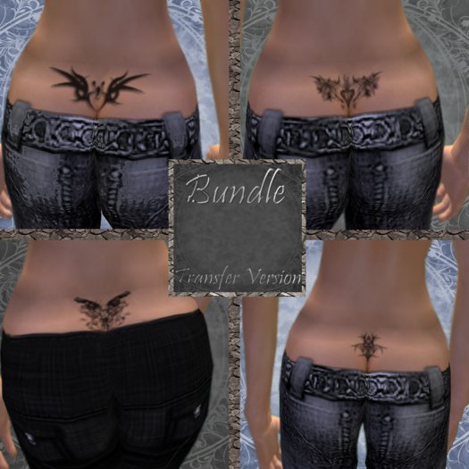 Lower Back Misc Tattoo Bundle (Transferable Version)