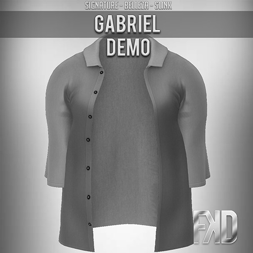 [FKD] GABRIEL BUTTON SHIRT - DEMO
