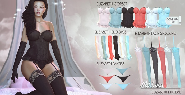 Addams // Elizabeth Panties // Black // S // RARE