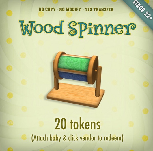 Zooby Token Toys - Smart Toy Wooden Spinner