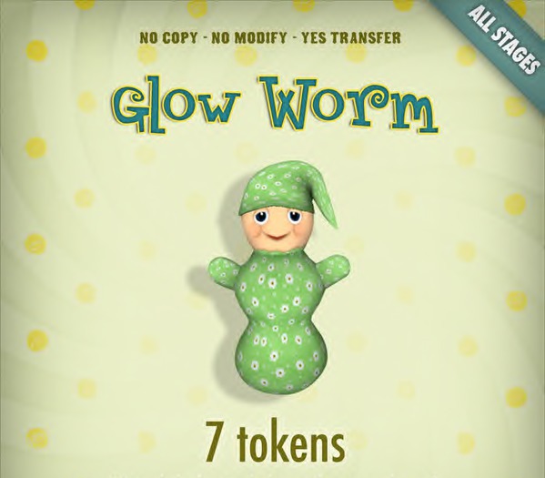 Zobby Token Toys - Smart Toy Glow Worm - GlowWorm