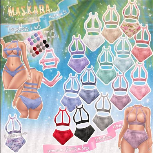 {MasKara} Forgotten Lust/mauve - Maitreya Bra