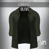 [FKD] GABRIEL BUTTON SHIRT - OLIVE
