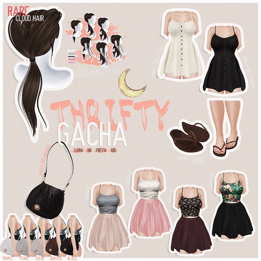 Moon. Thrifty Outfit - 04 - Freya