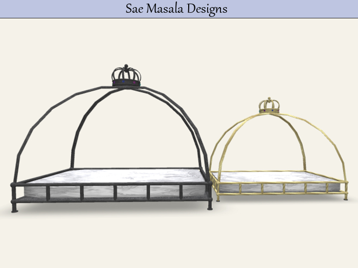 Royalty Pet Bed Two Sizes 2 LI Mesh 3 Color Texture Change Menu Canopy Bed For Dog Or Cat