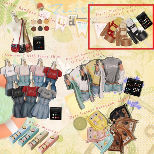 =Zenith=Beyond Platform with Socks (all color) Maitreya - RARE