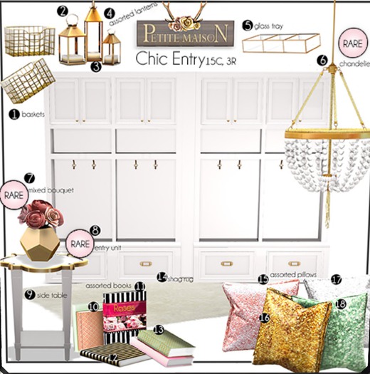 {Petite Maison} 8 Pretty Ways Double Entry Unit RARE