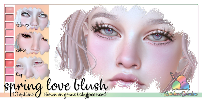 *Rainbow Sundae* Spring Love Blush LAQ