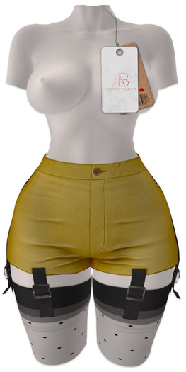 [AB] Closer Shorts Yellow