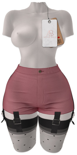 [AB] Closer Shorts Pink