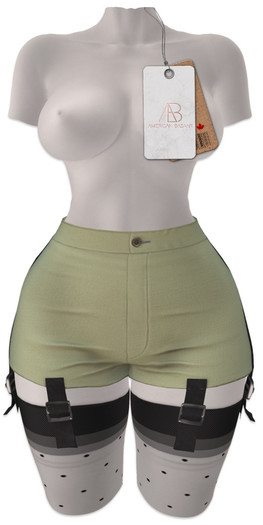 [AB] Closer Shorts Lime